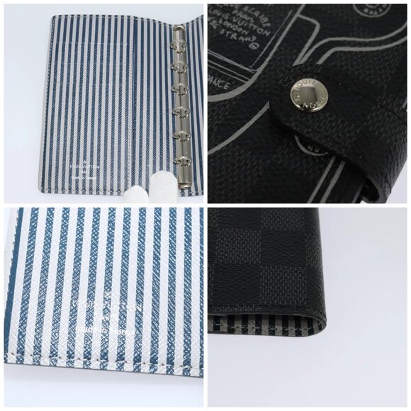 LOUIS VUITTON Damier Graphite Agenda PM Day Planner Cover - Picture 9 of 15